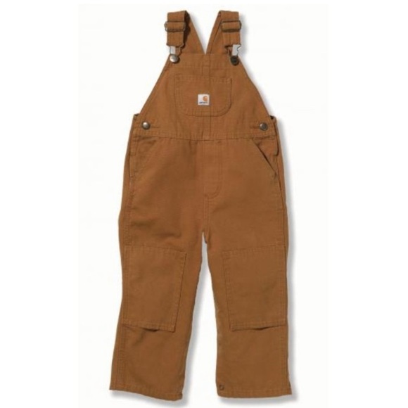 Carhartt Toddler Boys' Loose Fit Canvas Bib Overall 24M NWT - Picture 1 of 4
